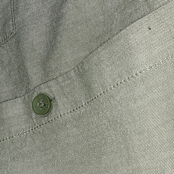 Vans McMillan Green Cropped Button Down Shirt - Picture 3 of 5
